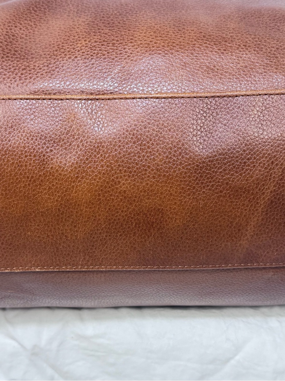 Marsha de Arriaga Brown Leather Grand National Morgan Horse Show Backpack - Picture 8 of 16